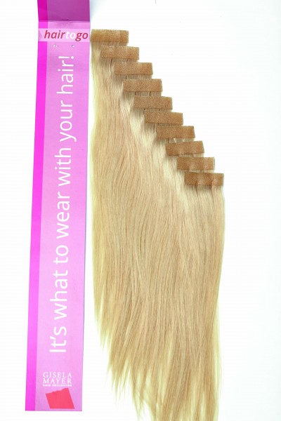 Giesela Mayer Haarteil New PU Extension,10er Set, 100% Human Hair