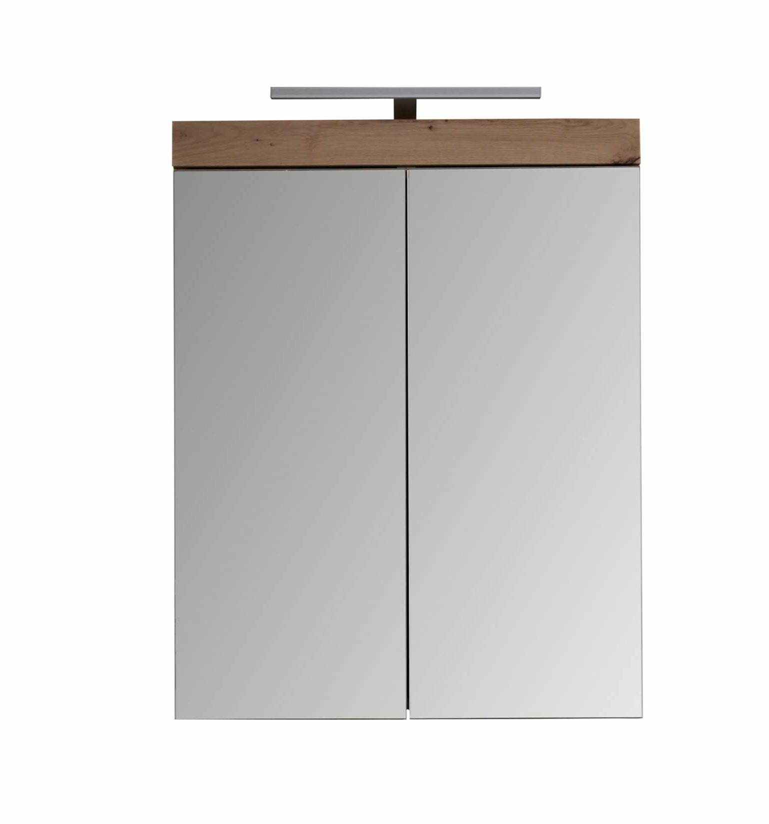 Spiegelschrank quotAntoniaquot 60 x 77 x 17 cm Asteiche NB  Badezimmerspiegel Beleuchtung Badezimmer